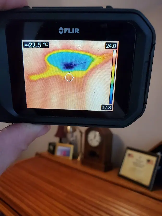 Thermal imaging inspection for water damage in Hope
